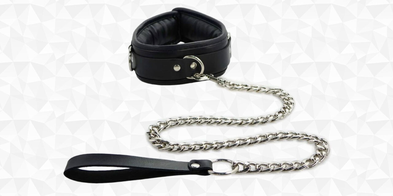 BDSM Bondage Halsband mit Leine